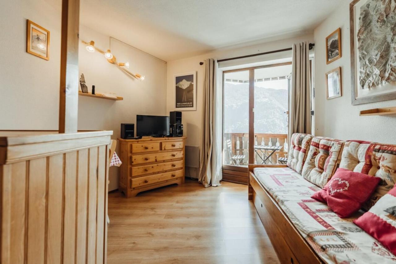 Appartement Furnished Studio At The Foot Of The Slopes With A Balcony & Mountains View à Saint-Gervais-les-Bains Extérieur photo