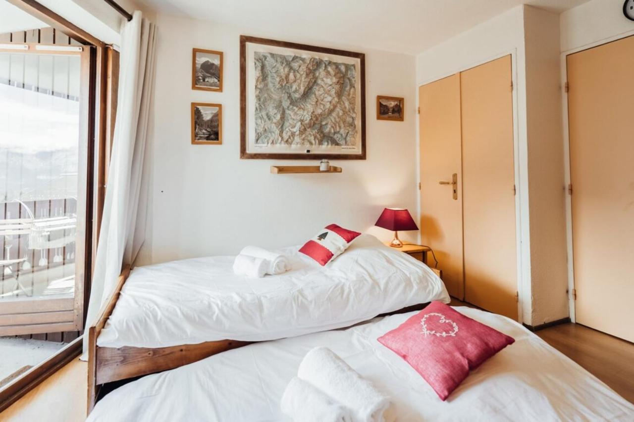 Appartement Furnished Studio At The Foot Of The Slopes With A Balcony & Mountains View à Saint-Gervais-les-Bains Extérieur photo
